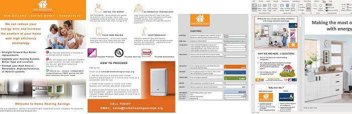 Home heating savings brand